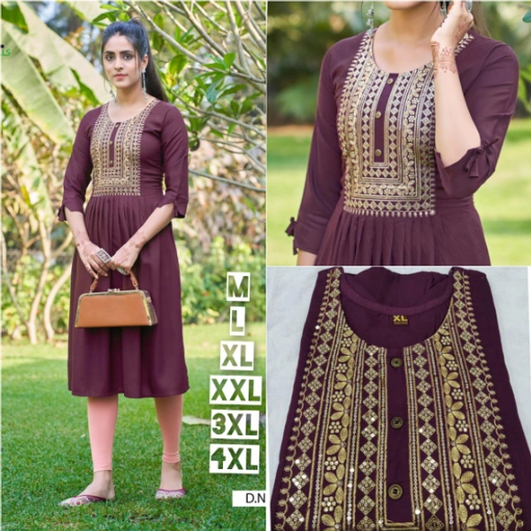 FANCY SLIEVES KURTI